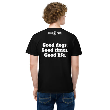 Beer Paws Good Life Unisex Pocket T-Shirt
